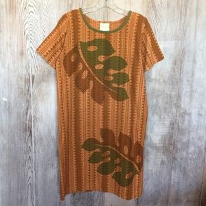 Hawaiian Short Sleeve Dress S